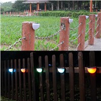 RGB Solar Outdoor Wall Lamp Light Control Decorative LED Light Battery Included Support Static  for Patio Garden Yard Pathways