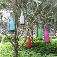 Creative Solar Lamp Garden Art Lighting LED Sense Cork Wine Bottle LED Hanging Lamp For Outdoor Landscane Courtyard Patio Light