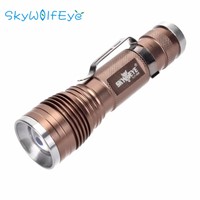 Carprie Rechargeable Tactical Torch Flashlight Cree T6 3000LM Lamp 5 Modes LED 18650 L70428 DROP SHIP