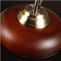 Antique Living Room Study Room  Vintage Table Lamp  Retro Rubber wood Table Lamp Dimmer switch