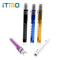 ITimo Mini LED Flashlight For Doctor Nurse First Aid Torch Lamp Portable Medical Pen Light Emergency Camping Light Powerful