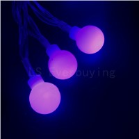 30 Balls 3M LED outdoor Xmas Party Events Decoration String Lights AA Battery Power 8 color White Blue Pink Purple Multicolor