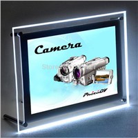 A4 Single Sided Tabletop Led Light Box,Illumianted Poster Frames for Cafe,Tea,Retail Stores
