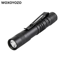 DZ5 Portable Mini Penlight Q5 250LM LED Flashlight Torch Pocket Light 1 Switch Modes Outdoor Camping Light Lamp