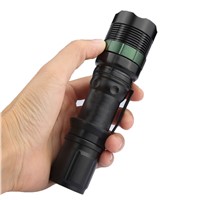 New 1 PCS 10000LM Zoomable XM-L T6 LED Flashlight Torch Super Bright Light