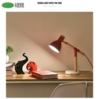 Arm Desk Lamp Solid Wood Designer Table Lamp Korean Small lampara led escritorio Modern Creative Fashion luminaria de mesa