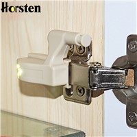 Horsten 4pcs Universal Kitchen Bedroom Living Room Cabinet Cupboard Closet Wardrobe Hinge LED Night Lights Lamp Battery Lights