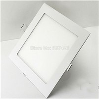 Square Recessed Ceiling Panel Down Light Ultra-slim Down Lamp for Dining Room, Living Room, Corridor,Conference Room and Office