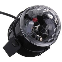 New Design AC 110V 220V Mini Crystal Stage Light Effect RGB Ball Lamp for Party Disco Club DJ Bar Show Indoor Effect Lighting