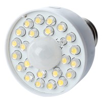 E27 23 LED Warm White Light Lamp IR Infrared PIR Motion Sensor Detector