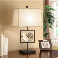 American Country Rural Conch E27 Table Lamp For Living Room Bedroom Bar H 64cm Ac 80-265v 1422