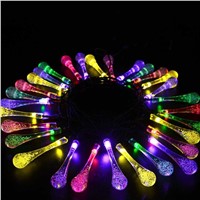 5 Meters 30LED Solar Bubble Water Droplets String Lights New Year Party Garden Christmas Decorations Christmas Tree Decorations
