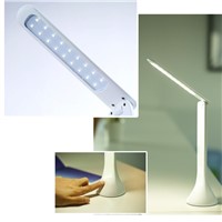 3W LED Folding Desk Lamp Touch Switch Dimmable Book Light USB Charging table Reading Lamp Portable LED Light P30