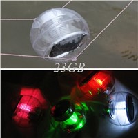 RGB Night Light Solar Power LED Floating Garden Pool Ball View Lamp Waterproof MAY05_25