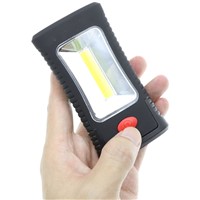 szKosTon Portable Multifunctional COB LED Work Lights with Magnetic Folding Hook Flashlight Lanterna Lamp using 3*AAA Battery
