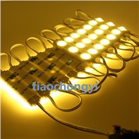 20X 1.5W 2835 Warm white 160 degrees LED Module SMD 3 LEDS Light Waterproof 12V