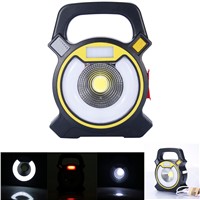 USB LED lamp 18650 Work light rechargeable Multifunction Red blue portable light Campfire outdoor jobs Overhaul