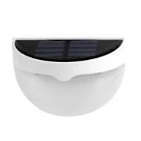 Ni-MH 6 LED Solar Power Light Sensor Wall Light Outdoor Garden Fence Lamp Waterproof Lights