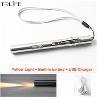 Mini 100% Waterproof Flashlight Medical Surgical Emergency Reusable Pocket Pen Light Torch for Working Camping