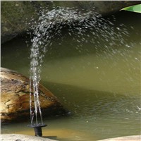 Lumiparty Hot Sale 7V Floating Water Pump Solar Panel Garden Plants Water Power Fountain Pool