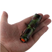 Aluminium Camouflage Flashlight 1000 lumens Convex Lens XPE LED Tactical LED Military Torch Outdoor Camping Climbing Lamp Light