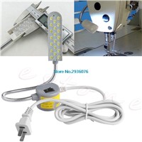 Sewing Light 20 LED Bulbs Sewing Light Working And Table Lamp Gooseneck Magnetic Mounting Base MY13_30