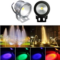 LED Underwater Lamp AC90-264V 200LM 10W RGB Fountain Light Timing Function Pool Pond Fish Tank Aquarium Spotlight US Plug