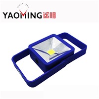Led Linternas COB Working Light Square Plastic Lamps Torches Handle Flashlight Waterproof Lanterna With Magnet By 4 x AAA