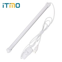 ITimo Color changeable Home Decor USB LED Bar lights Desk Reading Light Switch Rigid Strip Night Lamp 60LEDs 5W Tube Table Lamp