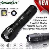 2017 Tactical 5 Modes LED Flashlight G700 X800 Zoom Super Bright Military Grade Focus Wholesales OOM15