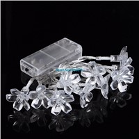 1.2M LED Fariy String Lights 10LED Battery Party Decor Blossom Flower Home Garden Party Festival Decoration MY15_30