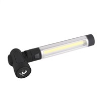 New Arrival COB LED Flashlight 3 Modes Super Bright Flash LED Light Power By 4*AAA Battery Working LED Lamp With Hook