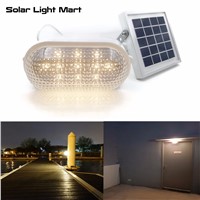 2017 New RIZE 120X Outdoor Indoor Waterproof Auto 3 Power Modes Solar Powered LED Shed Light Kit Warm White