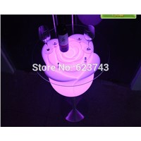 H110CM rechargeable colorful LED huge Rose flower floor lamp, IR control Tulip Shape glowing Table Landscape Lighting outdoor