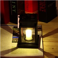 Worldwide Store Classic Outdoor Solar Power Twinkle LED Candle Light Yard Garden Decoration Lantern Hang Lamp
