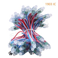 50pcs WS2811/LPD6803/WS2801IC/DMX512 optionally led string led pixel module 12mm RGB Digital Full Color DC5V  Waterproof