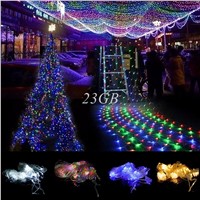 2017 NEW String Net Fairy Lights Christmas Wedding Party Indoor Outdoor 96LED 1.5M*1.5M MAY09_25