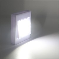1 Mode COB LED Night Light Switch Wall Lights Battery Operated Kitchen Cabinet Garage Closet Camp Emergency Night Lamp