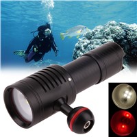 Pro 4 LED Waterproof Diving Photography Light Torch Underwater Flashlight By a 18650/26650 Lithium Battery