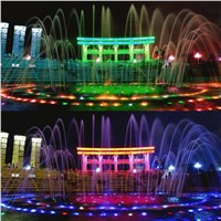 12V 10W RGB Waterproof Underwater LED Bulb Fountain Light Controller Colorful