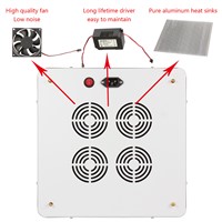 1pcs 1600W Double Chips Full Spectrum [Led Grow Light] Hydroponic Grow Panel Lights AC85~265V Plant Flowering Growing Indoor#45