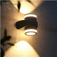 Outdoor Waterproof Wall Lamp led Waterproof Lighting Modern Home Lighting Up Down Light COB Light Source Wall Lamp 110V 220V