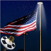 Solar 26LED Flag Pole Flagpole Bright Powerful Waterproof Night Light Lamp