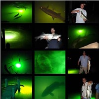 DC 12V LED Underwater Submersible Night Fishing Green Underwater Light Tackle Water Crappie