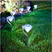 48pcs/lot Lawn Lights Solar Diamond Shaped Led Flood Diamond Lamp Power LED Light Solar for Outdoor SND-0045