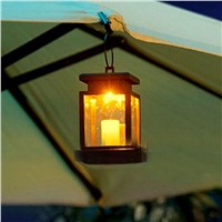 Thrisdar 4pcs/Lot Solar LED Garden Hanging Candle Light Outdoor Solar Lantern Ball Patio Pathway Lawn Landscape Camping Light