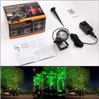 Tinhofire CPD-S Remote Control Sky stars R&amp;amp;amp;G LED Stage Light Lamp Party Light Waterproof Garden Landscape Christmas Light