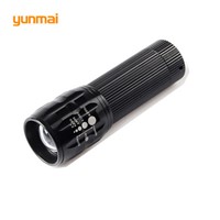 XPE LED Waterproof Small Torch Q5 Led Zoomable Handy Torch 3*AAA Battery Lantern Spotlight Powerful Bike Light Riding Flashlight