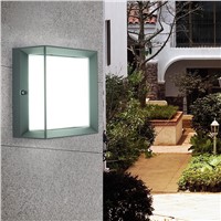 High Quality Waterproof Aluminum Alloy PC Led 20w Porch Light For Outdoor Indoor Square Wall Lamp Ac 80-265v 1458