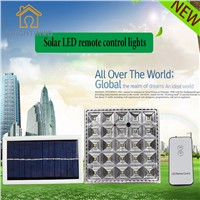 Solar Energy LED Remote Control Light Outdoor Camping Tent Lamp Solar Powered Landscape Spotlights for Garden Yard Path